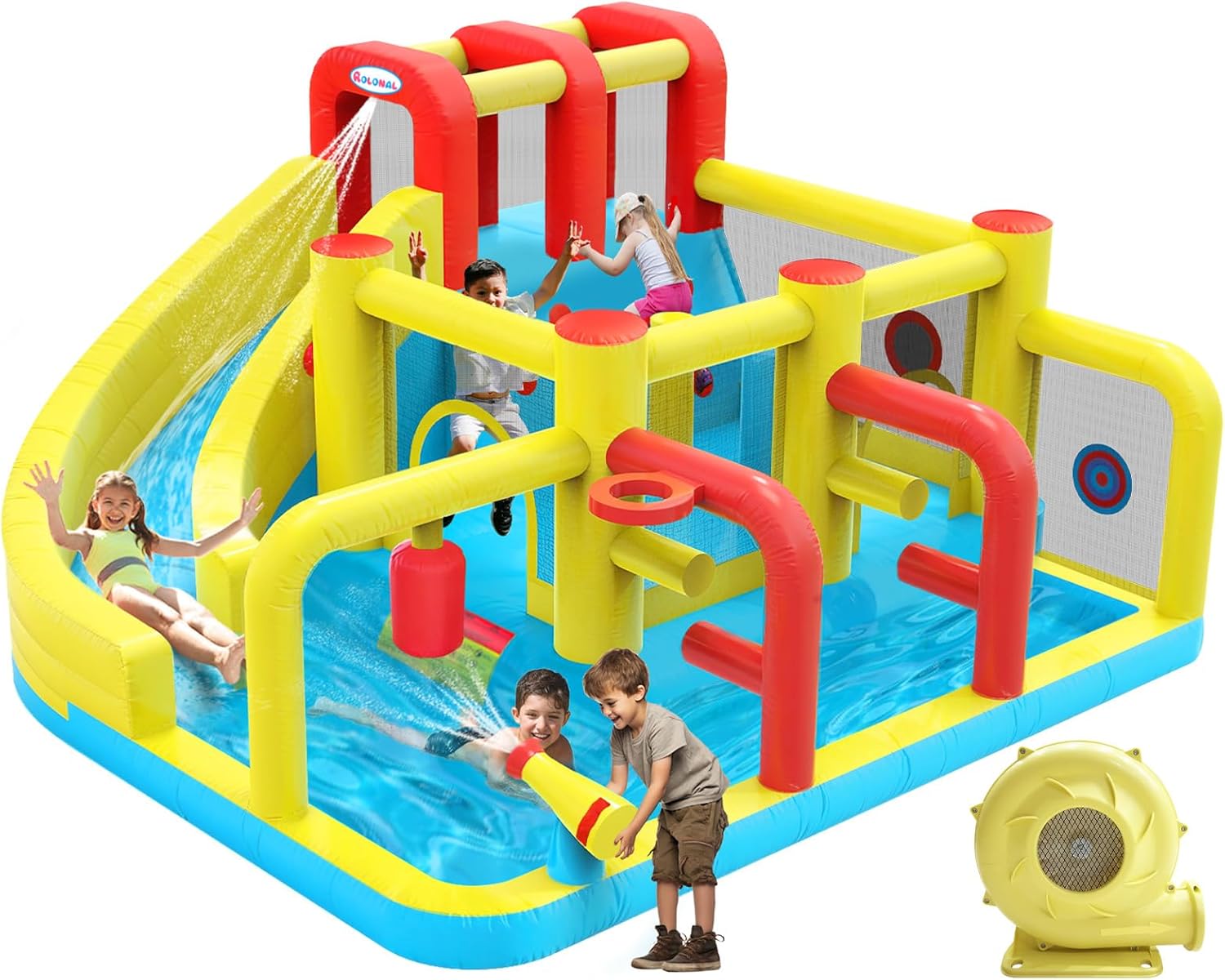 Kids Party Games - Kids Inflatable Water Slide Bounce House