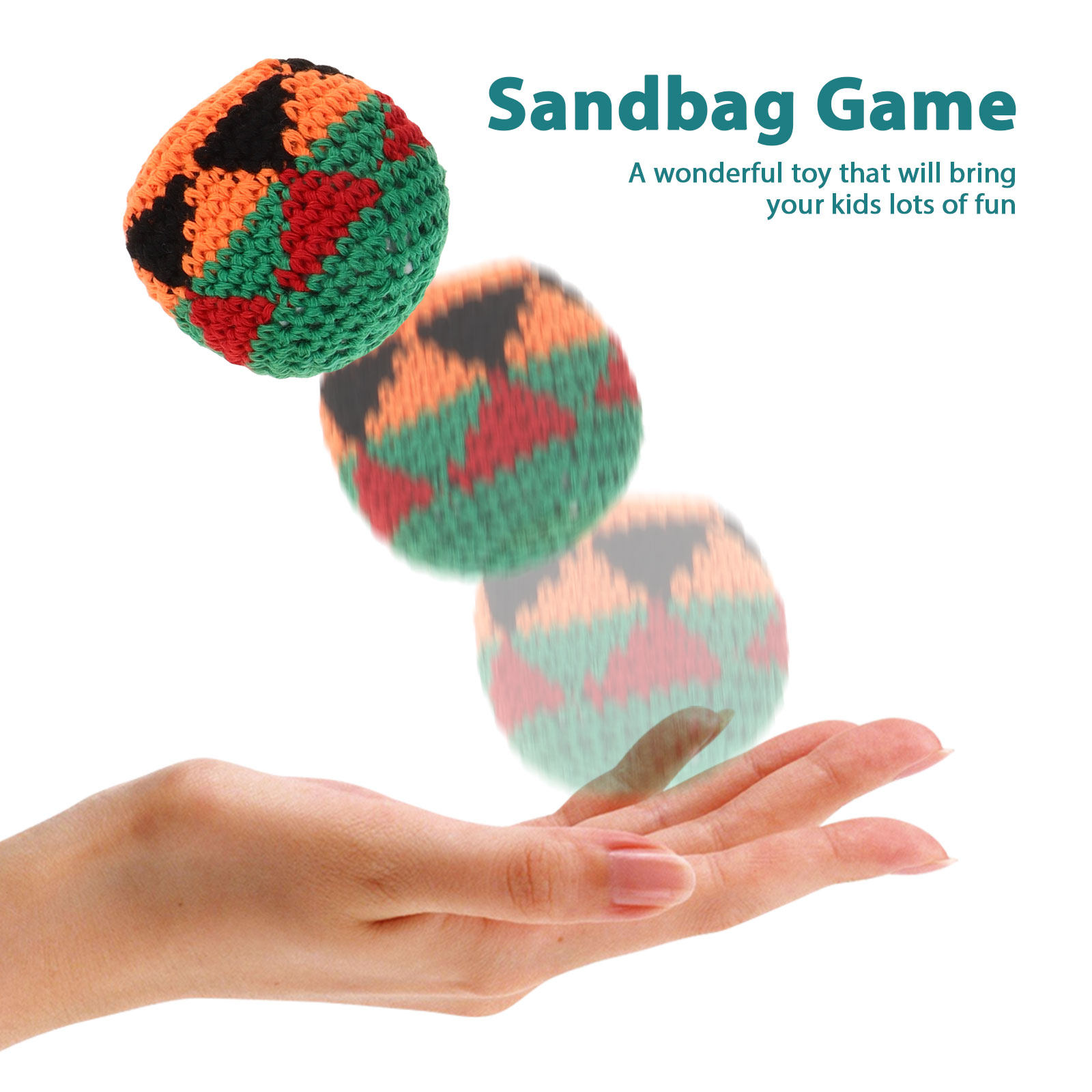 6Pcs Premium Wool Yarn Sandbag - Games Garden Party recensione e prezzo