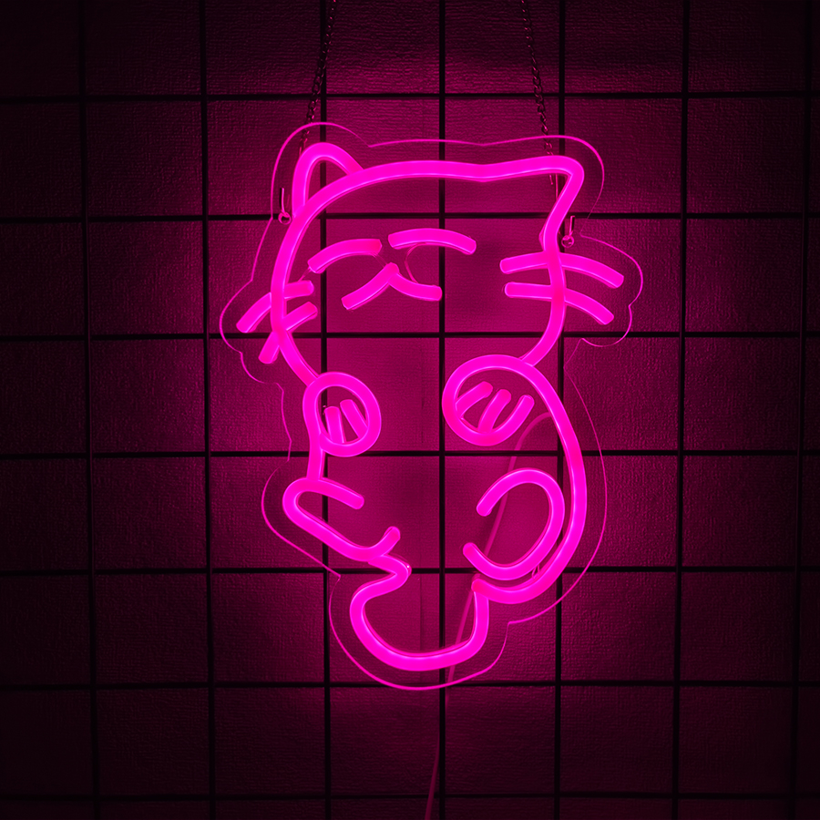 Cat Series Neon Sign For Wall  - Party Games Shop recensione e prezzo