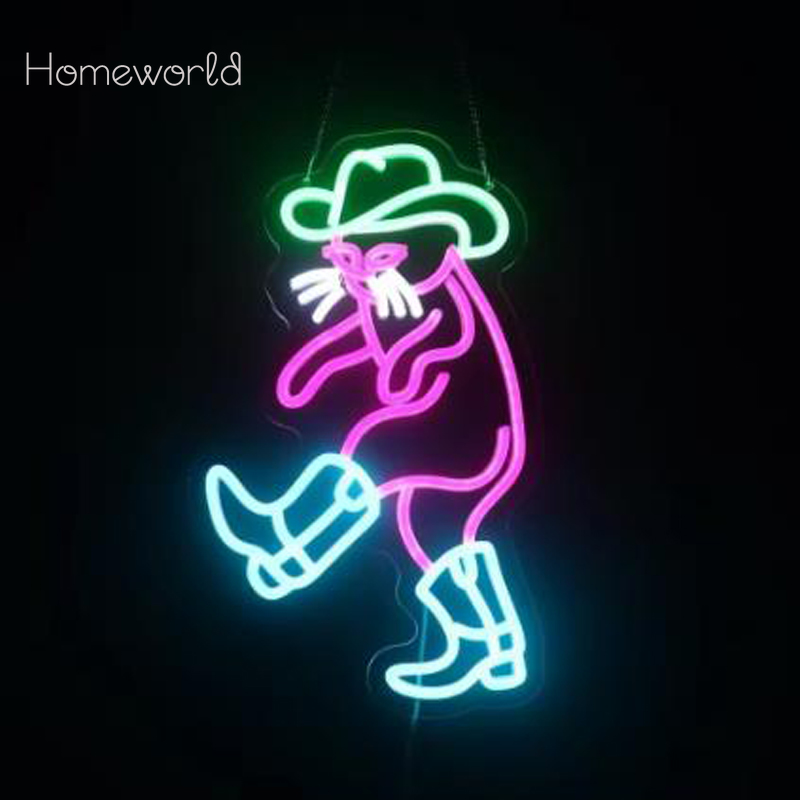 Cowboy Cat Neon Light Sign Dim - Party Games Shop recensione e prezzo