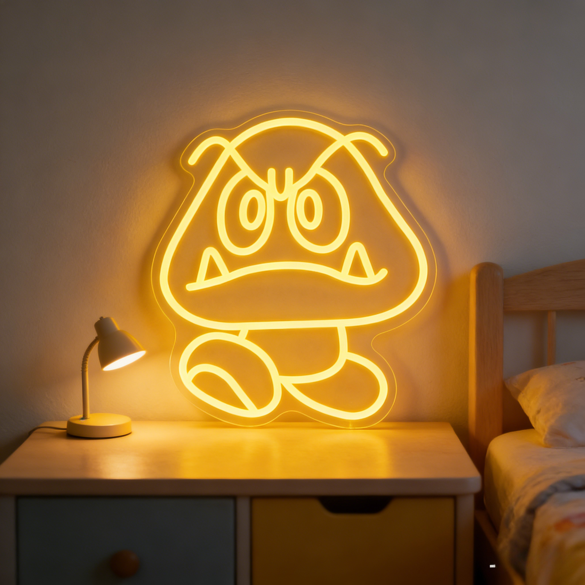 Cute Monster Neon Light LED Di - Party Games Shop recensione e prezzo