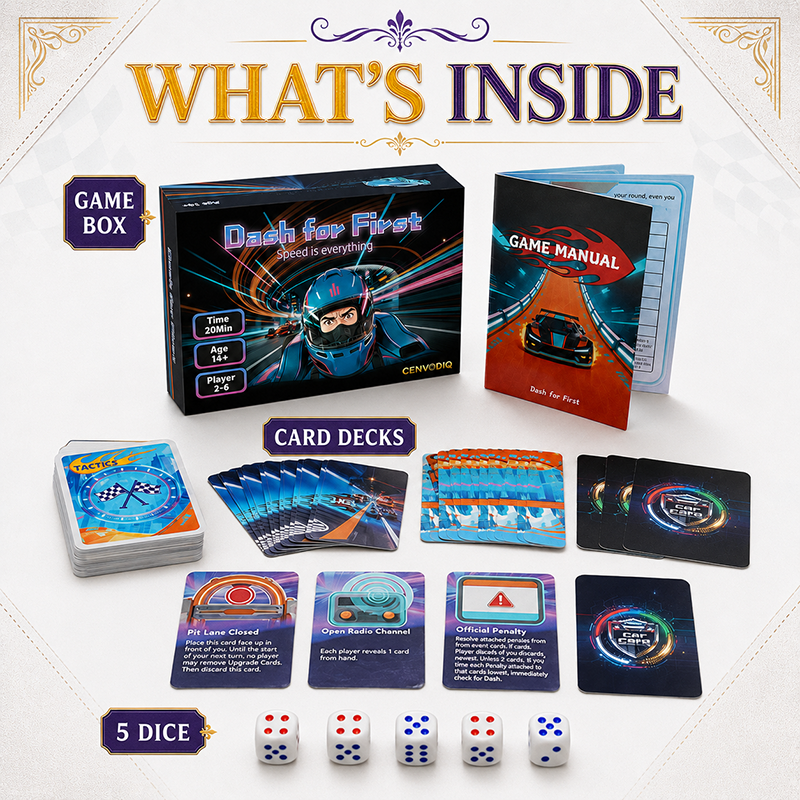 Car Racing Board Game, Dice Ro - Party Games Night recensione e prezzo