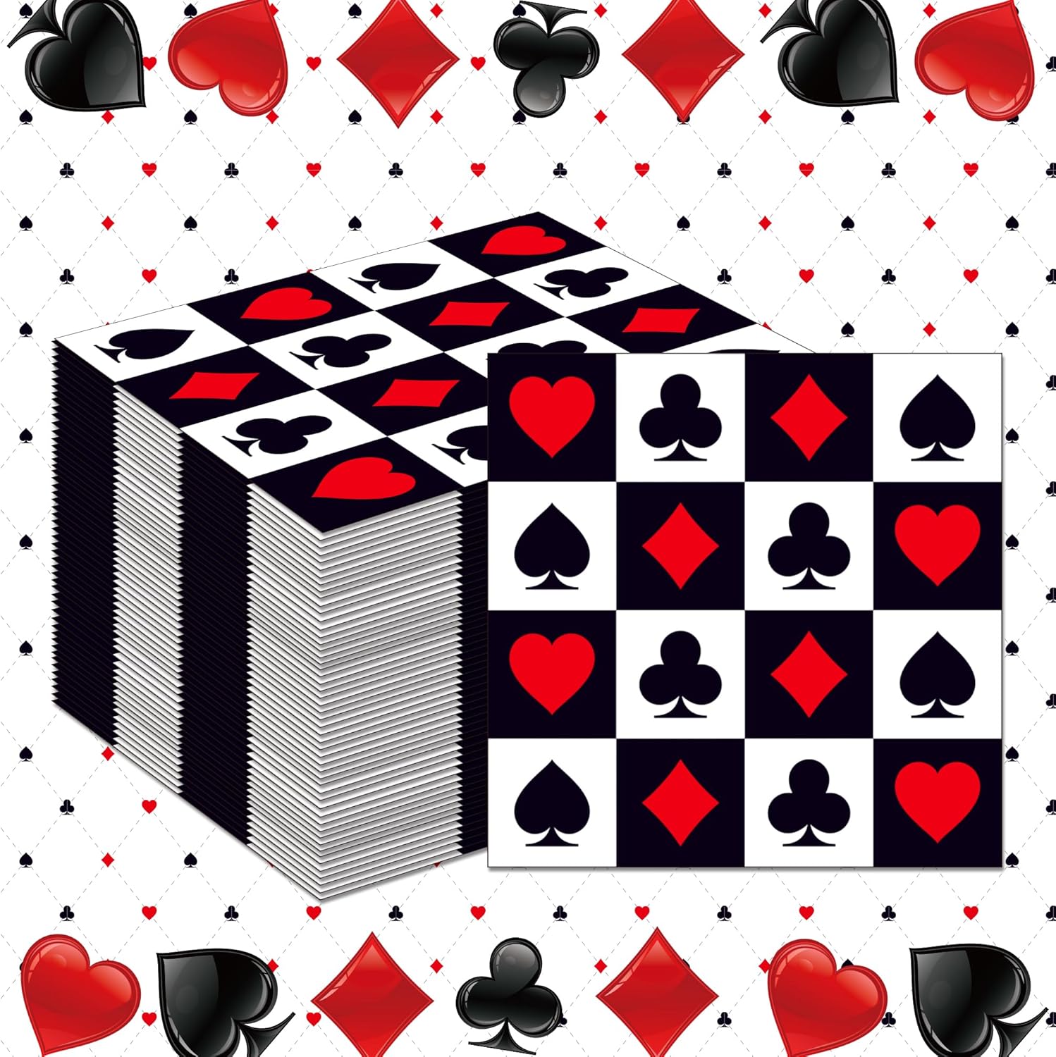 20/40/60/80 PCS Casino Theme P - Party Games Night recensione e prezzo