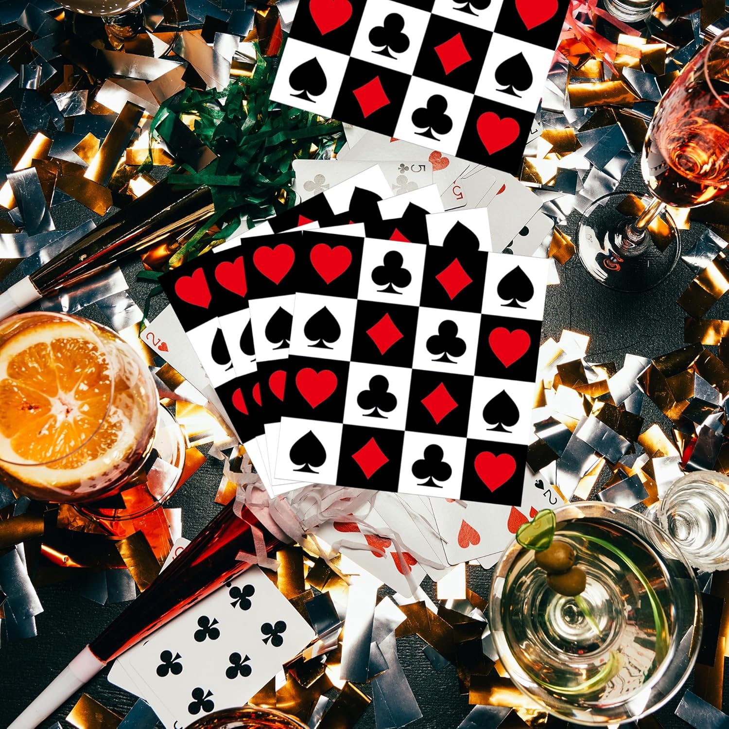 20/40/60/80 PCS Casino Theme P - Party Games Night recensione e prezzo
