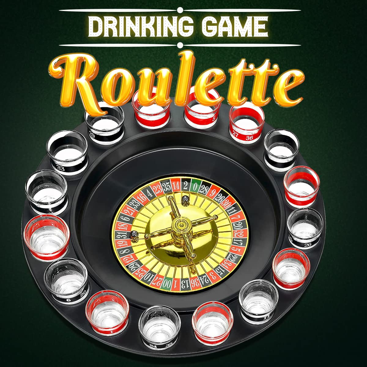 16 Cups Rotating Drinking Game - Party Games Adults Drinking recensione e prezzo