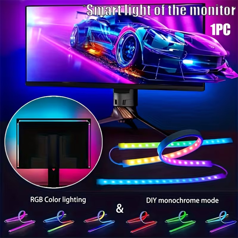 RGB Gaming Lights Strip Monito - Party Games Night recensione e prezzo