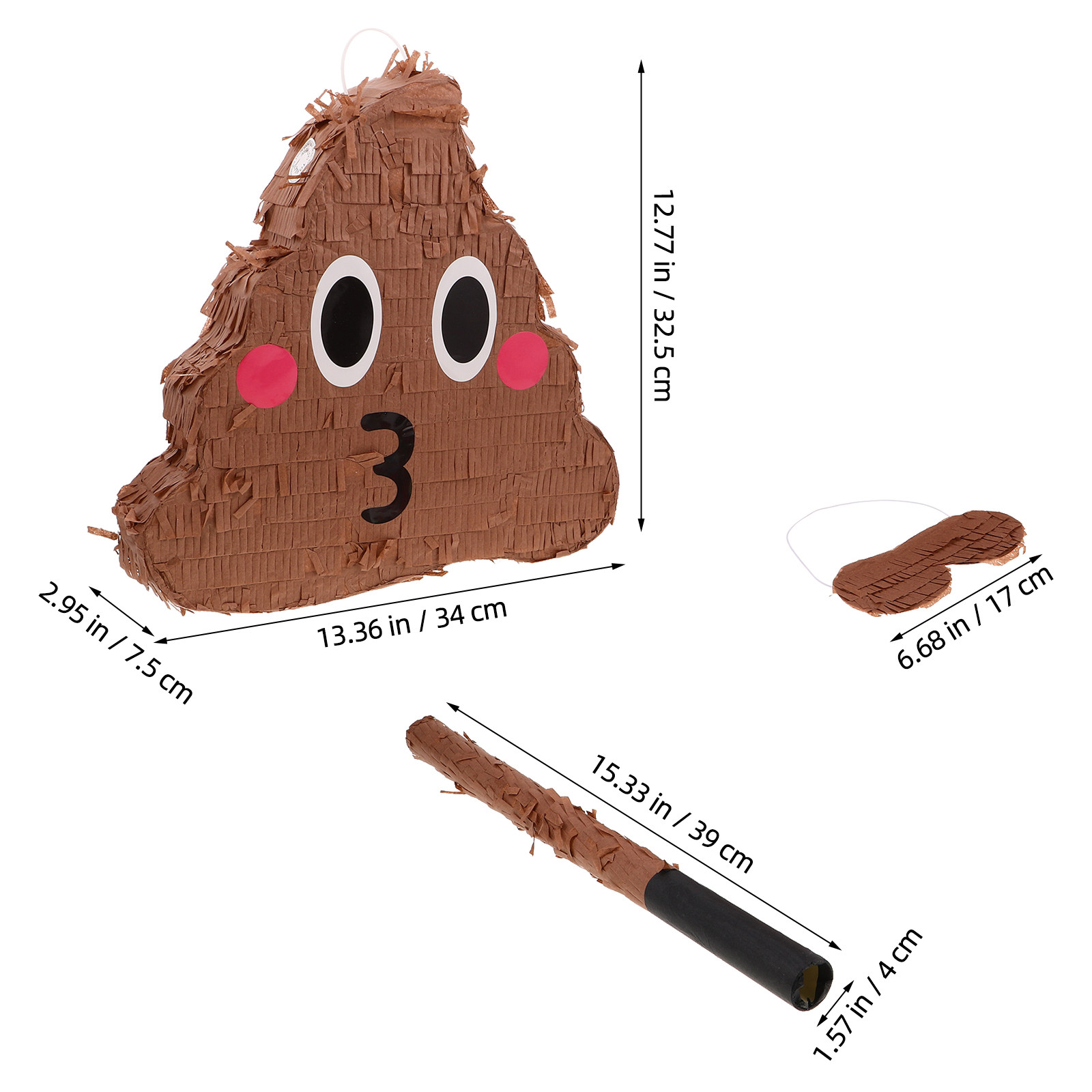 1Set Funny Poop Pinata with St - Kids Party Games recensione e prezzo