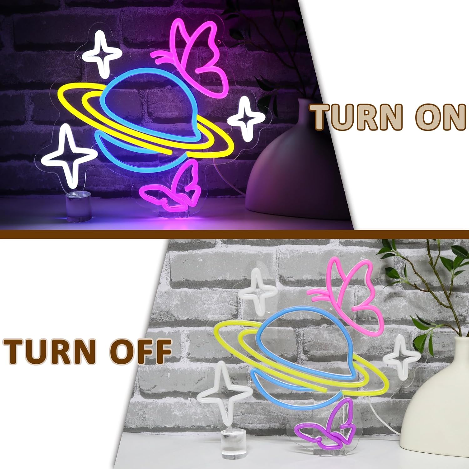 Planet Butterfly Star Neon Sig - Party Games Shop recensione e prezzo