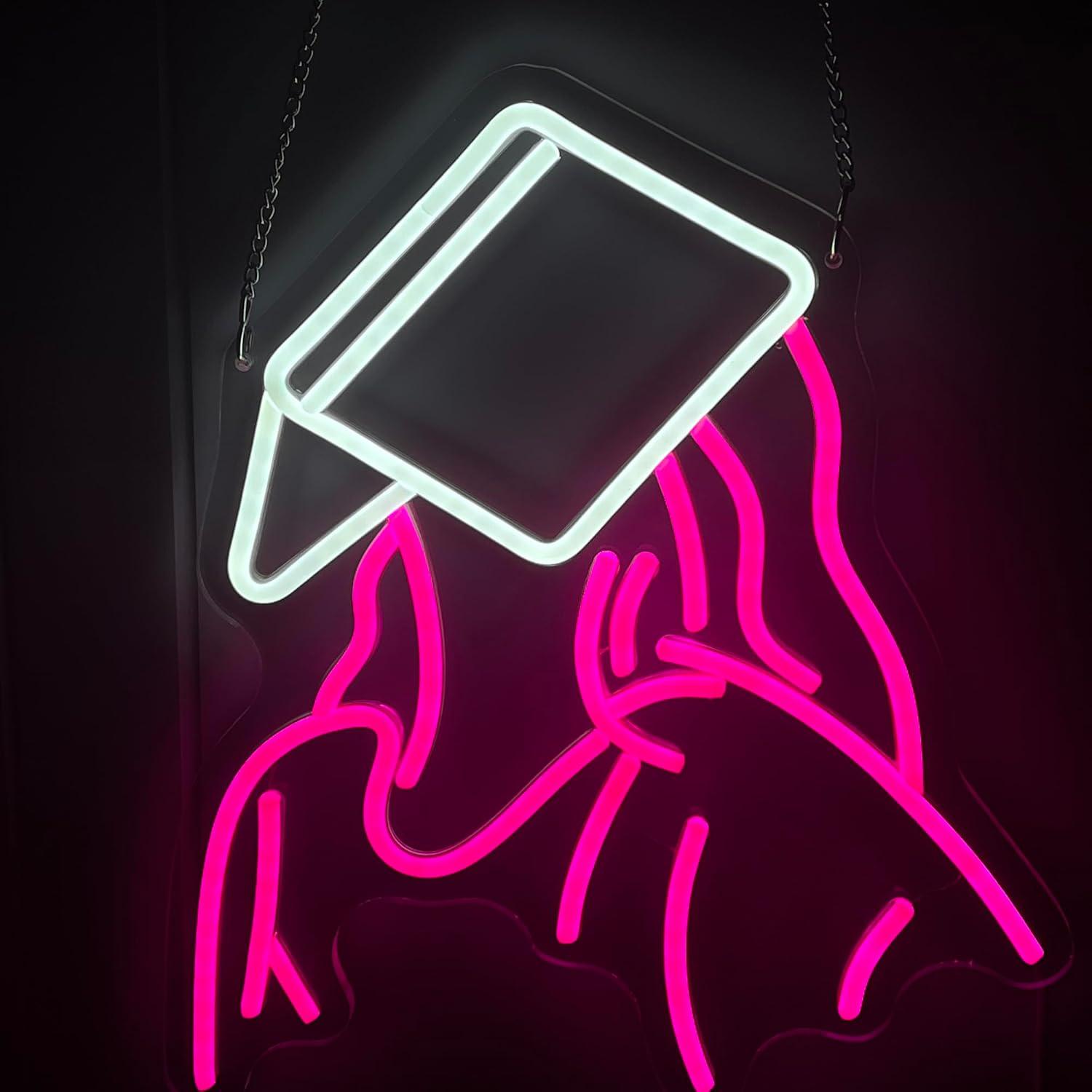 Reading Girl Neon Sign USB Dim - Party Games Night recensione e prezzo