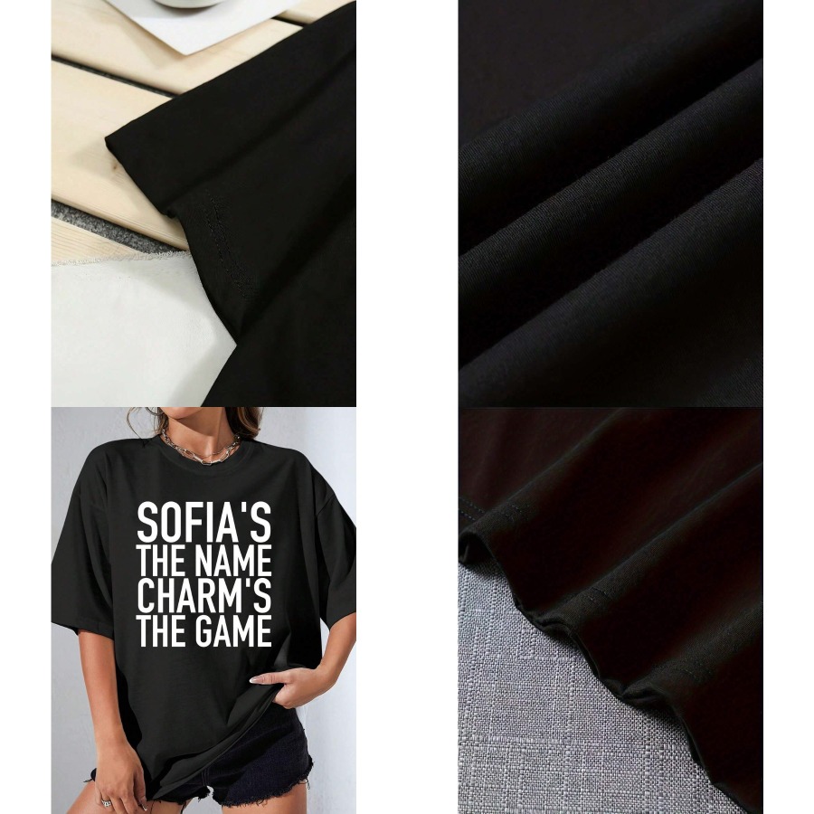 【New style】Women'S Name T-Shir - Party Games Quotes Short recensione e prezzo