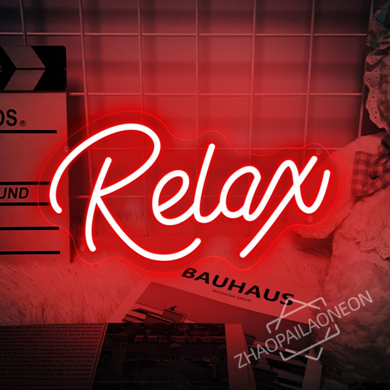 Relax  LED Neon Signs Massage  - Party Games Shop recensione e prezzo