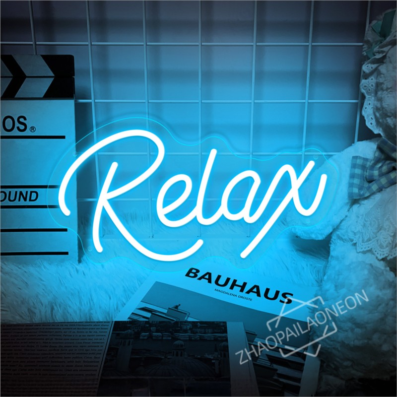Relax  LED Neon Signs Massage  - Party Games Shop recensione e prezzo
