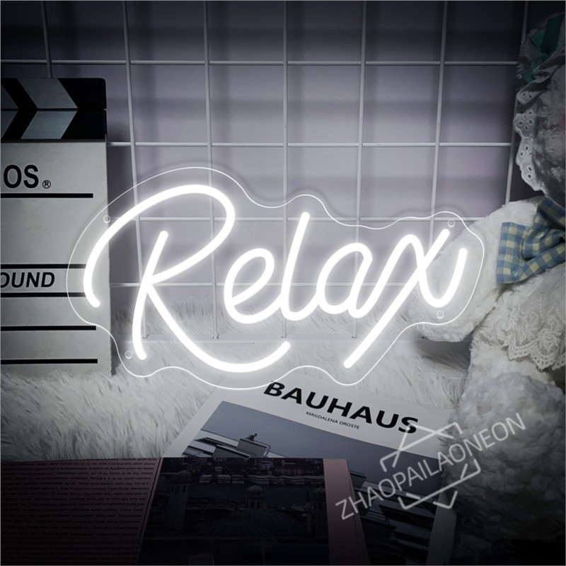 Relax  LED Neon Signs Massage  - Party Games Shop recensione e prezzo