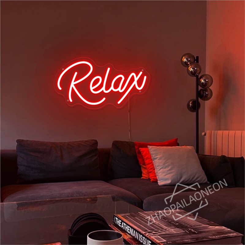 Relax  LED Neon Signs Massage  - Party Games Shop recensione e prezzo