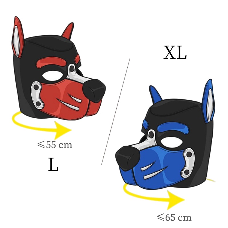 Erotic Colorful Dog Hood Mask  - Party Games Shop recensione e prezzo