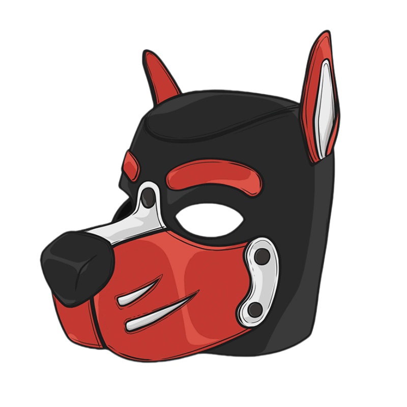 Erotic Colorful Dog Hood Mask  - Party Games Shop recensione e prezzo