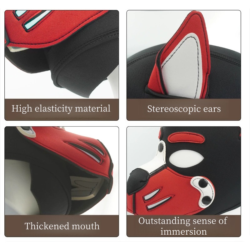 Erotic Colorful Dog Hood Mask  - Party Games Shop recensione e prezzo