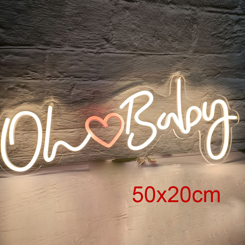 Oh Baby Neon Sign Love Heart L - Party Games Shop recensione e prezzo
