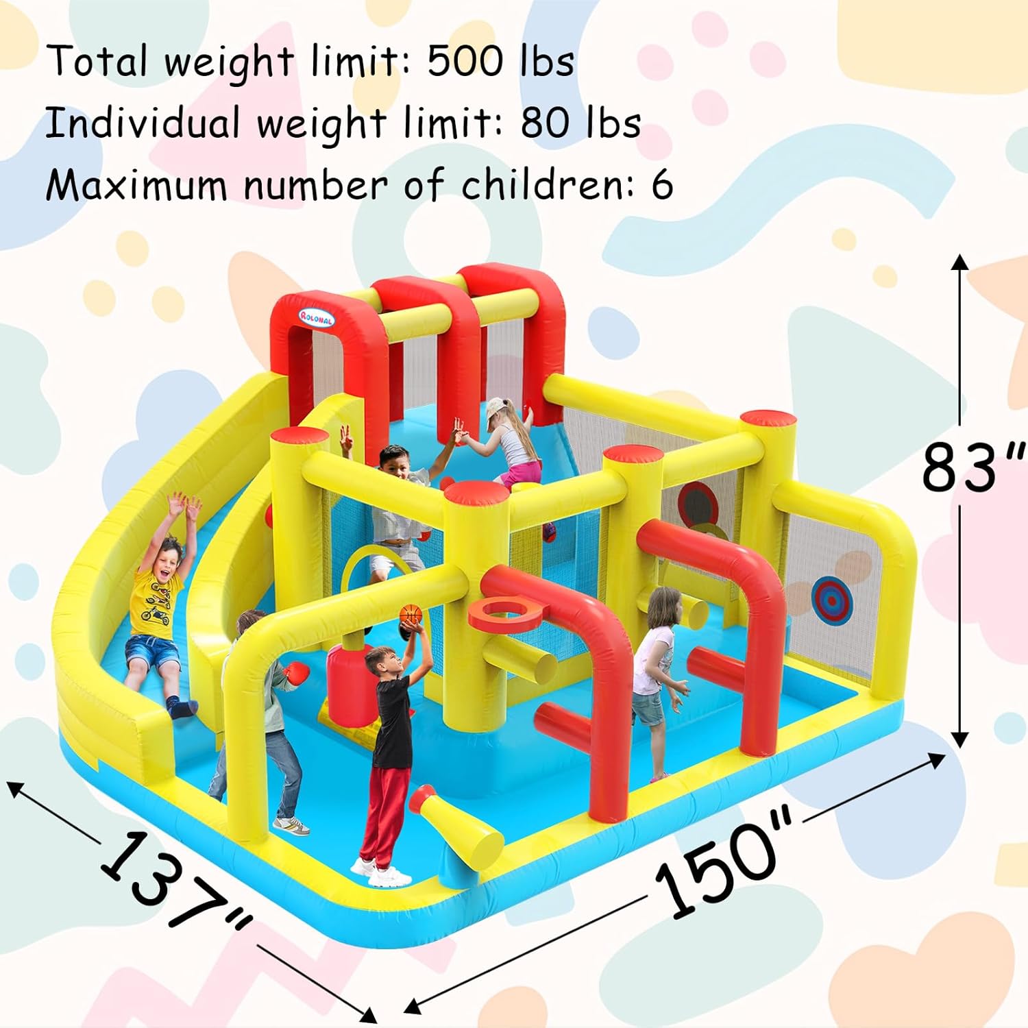Kids Inflatable Water Slide Bo - Kids Party Games recensione e prezzo