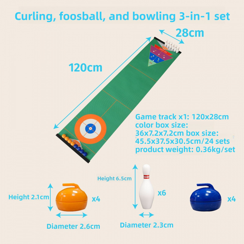 Curling Tabletop Game Set, Min - Kids Party Games recensione e prezzo