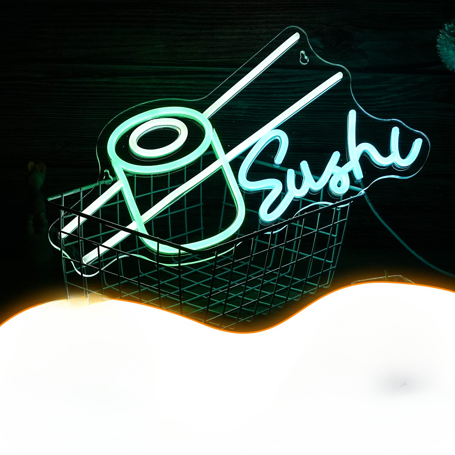 Sushi Neon Sign Bar Wine Glass - Party Games Shop recensione e prezzo