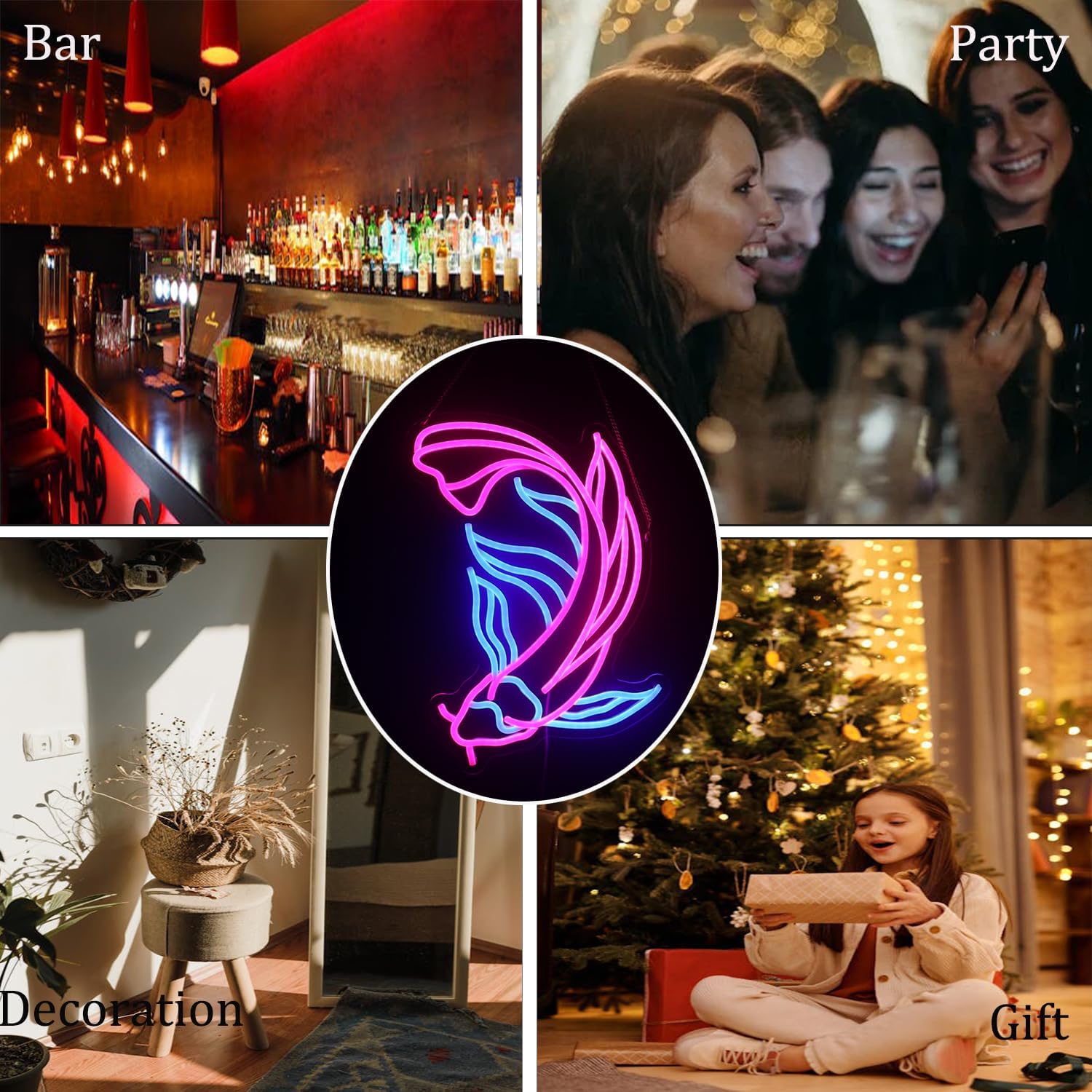 Koi Fish Neon Sign Dimmable LE - Party Games Shop recensione e prezzo
